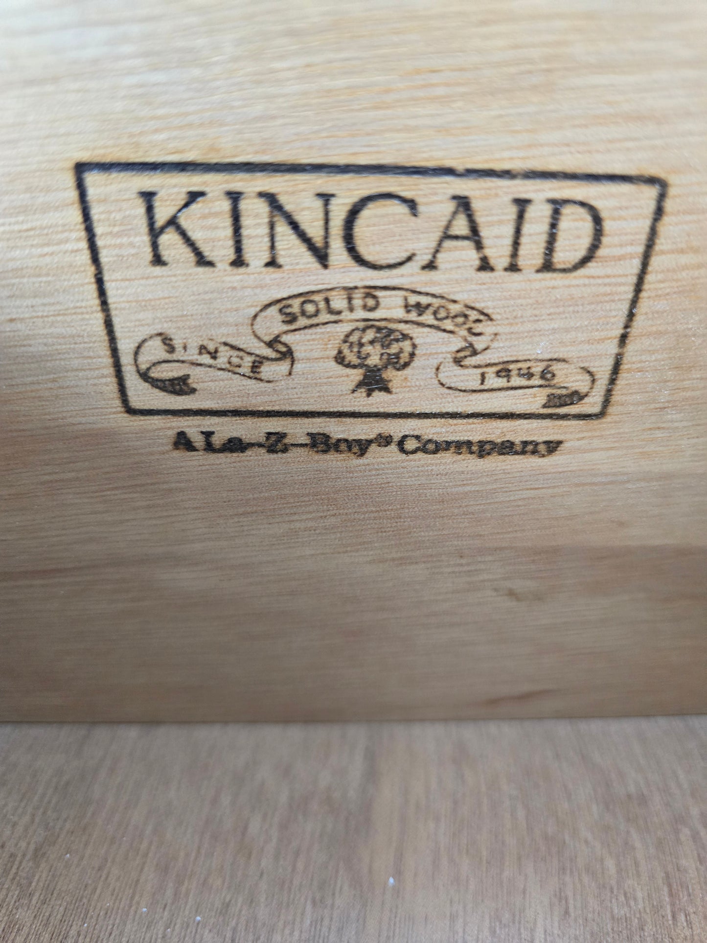 Kincaid solid wood white chest