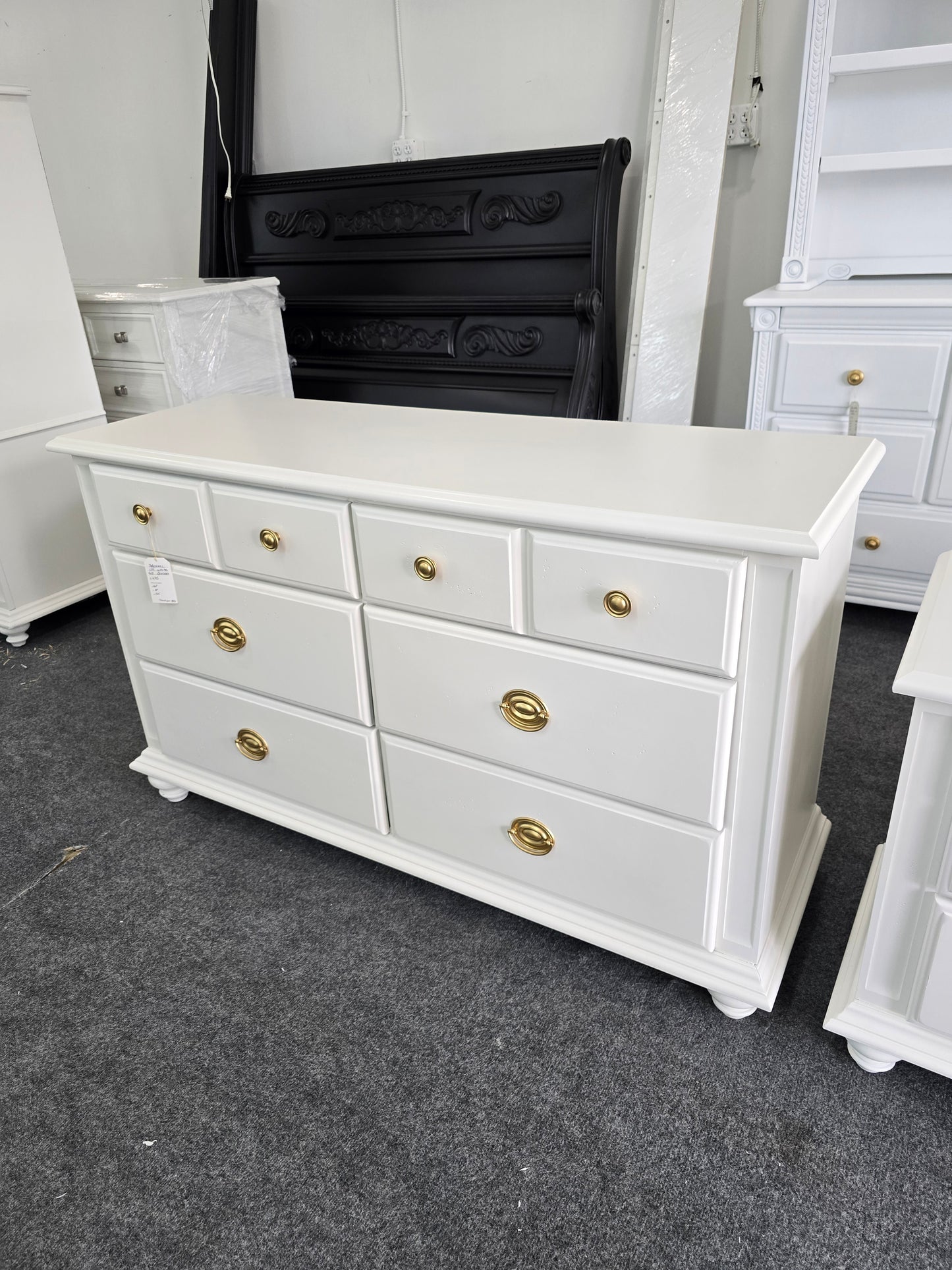 Broyhill off white dresser