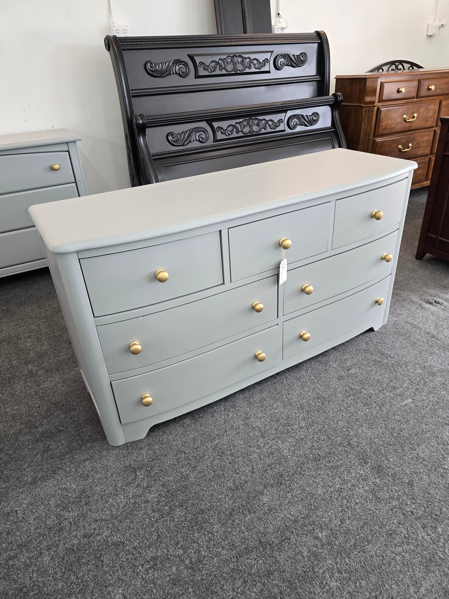 Stanley gray dresser