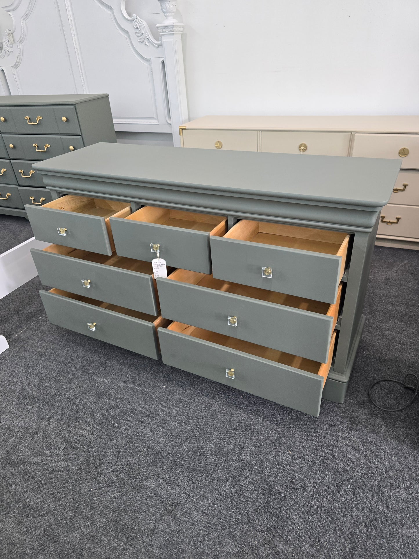 Stanley pewter green dresser