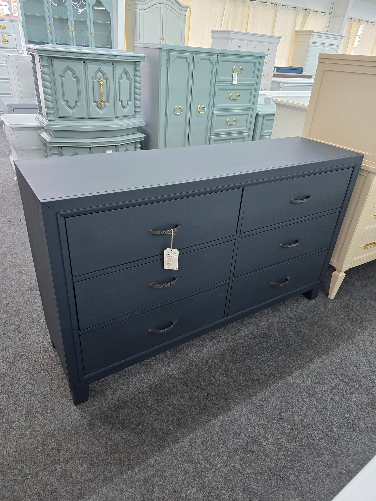 6 drawers inkwell dresser