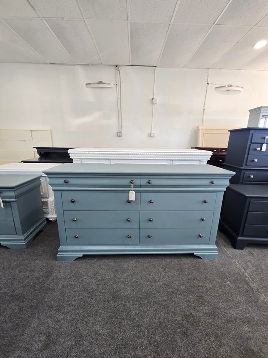 Colezione Europa blue 8 drawers dresser
