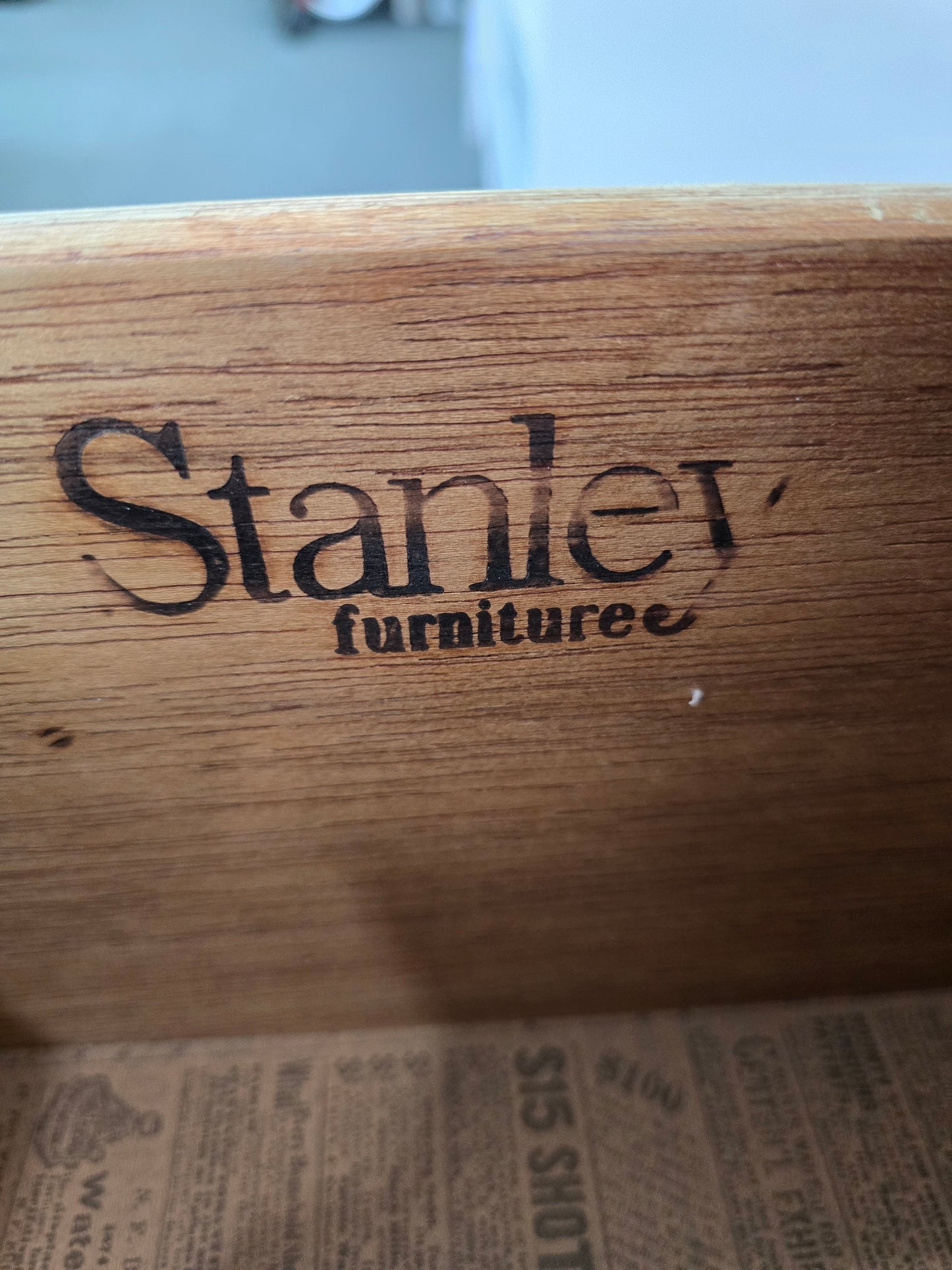 Stanley gray dresser