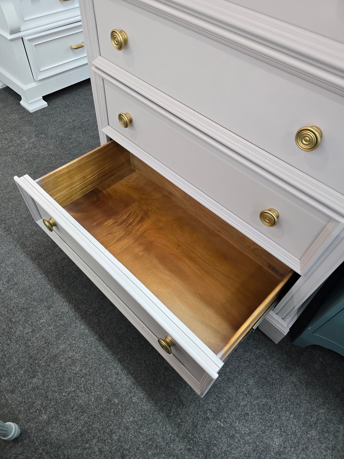 Pulaski pale pink chest of drawers
