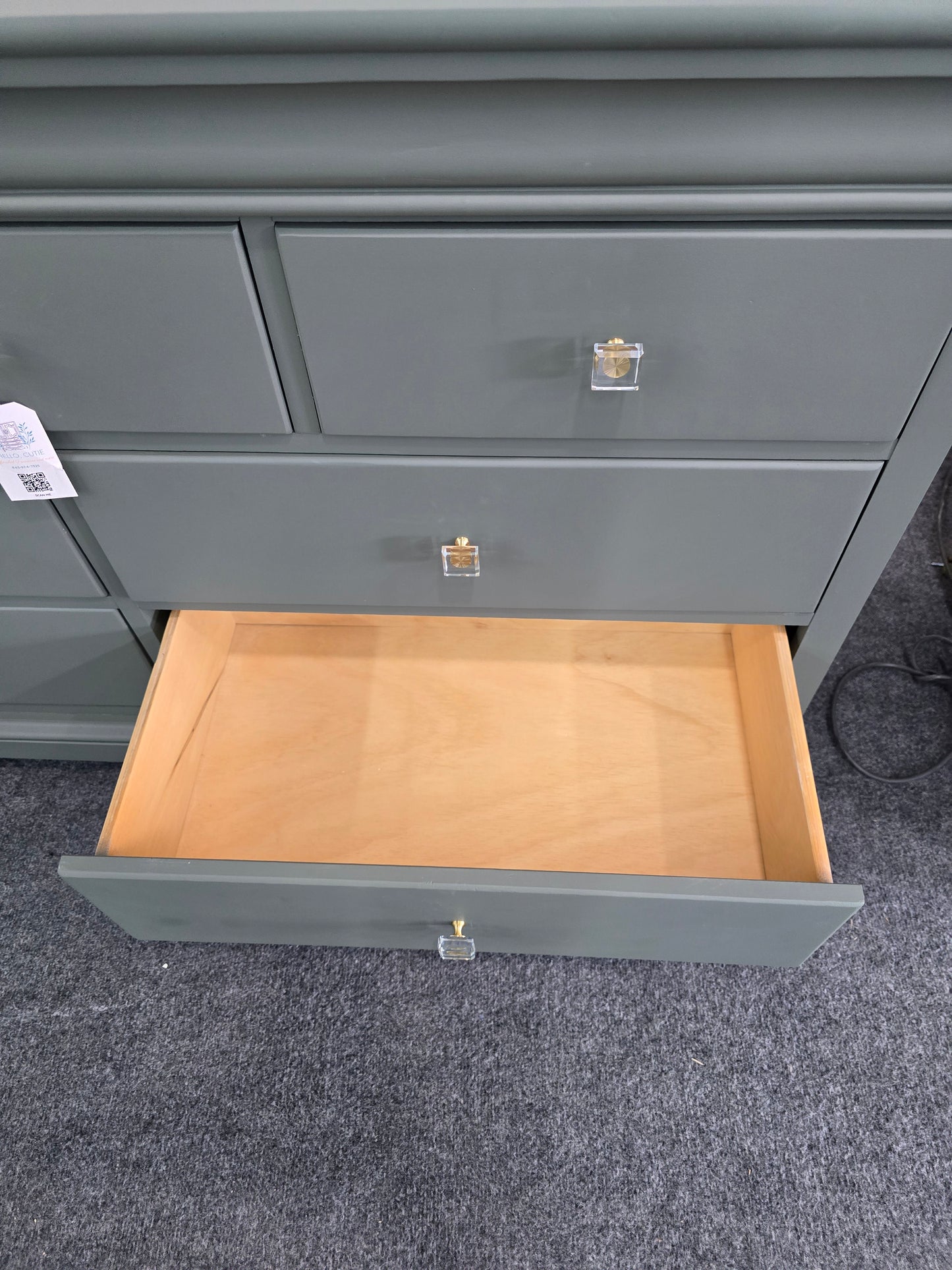 Stanley pewter green dresser