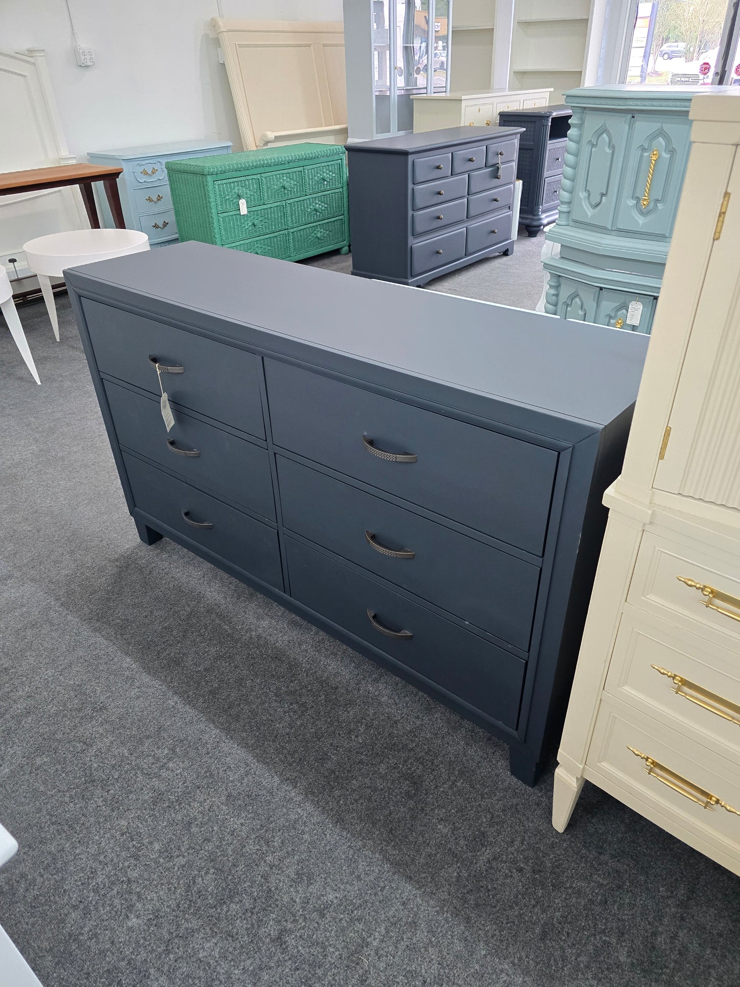 6 drawers inkwell dresser