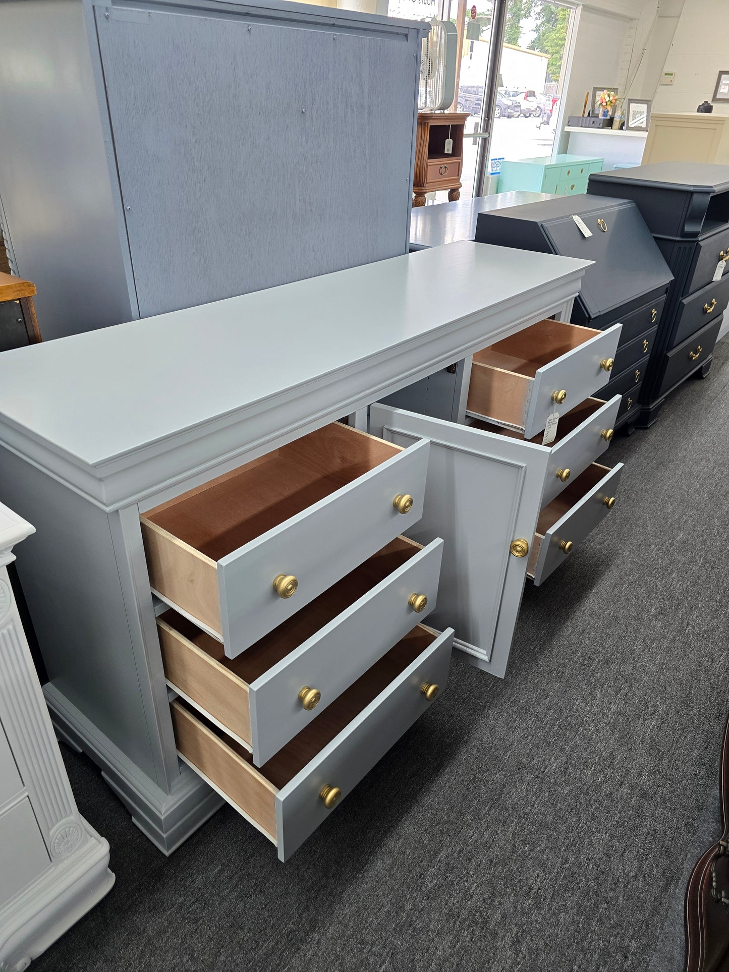 New classic gray dresser
