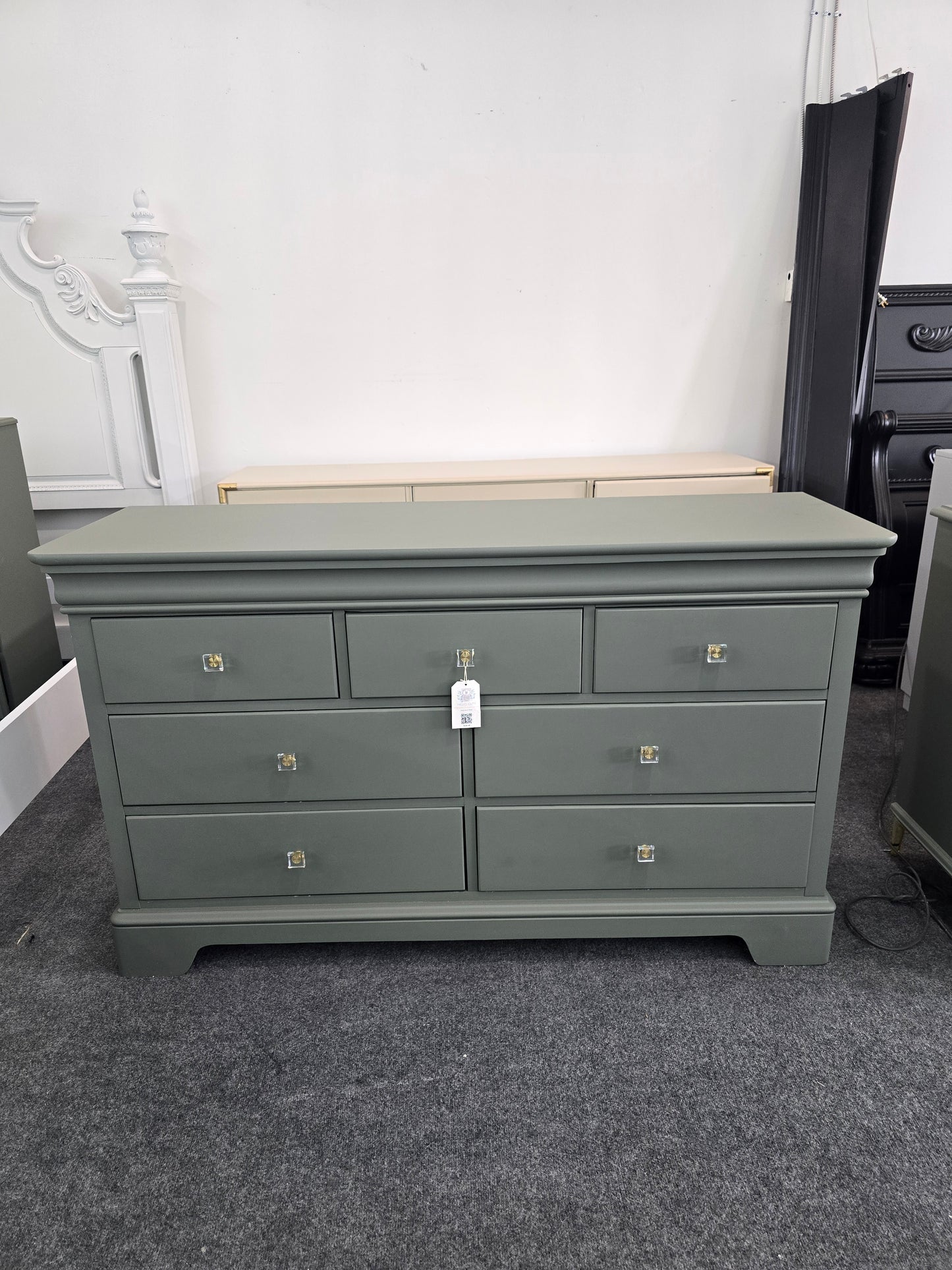 Stanley pewter green dresser