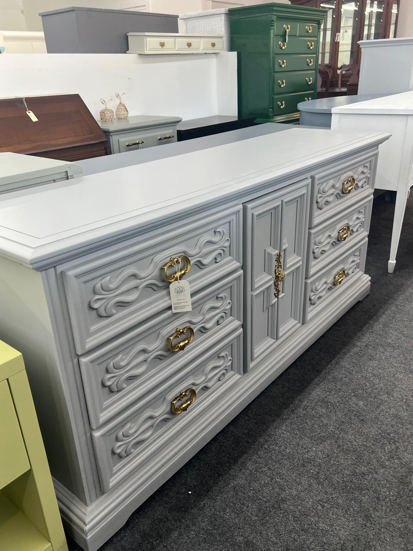 Link Taylor gray vintage dresser