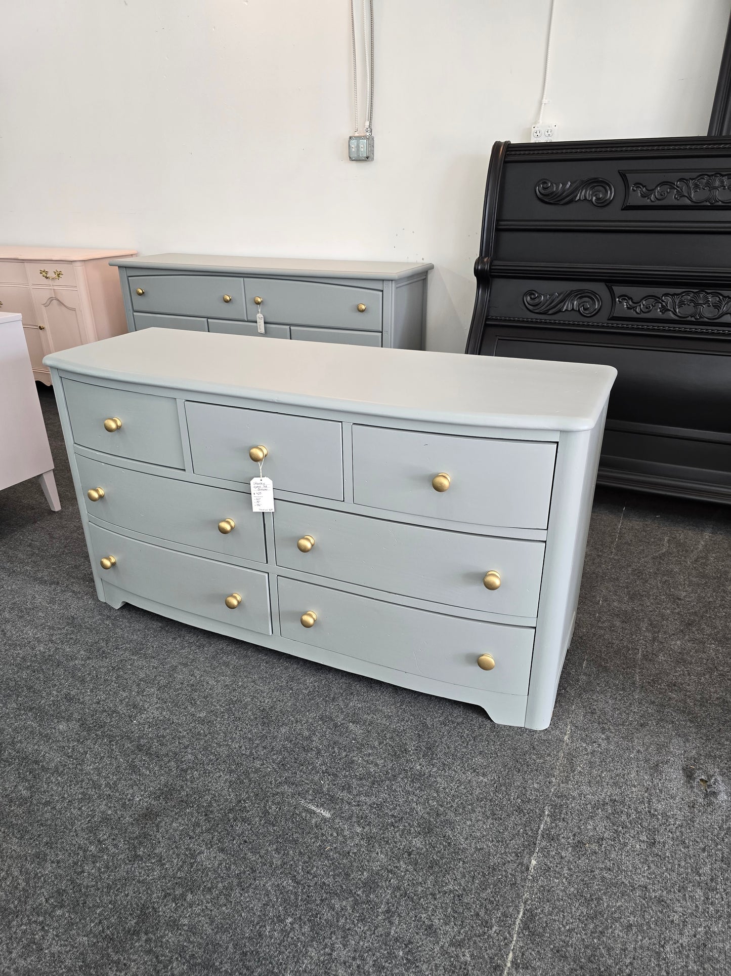 Stanley gray dresser