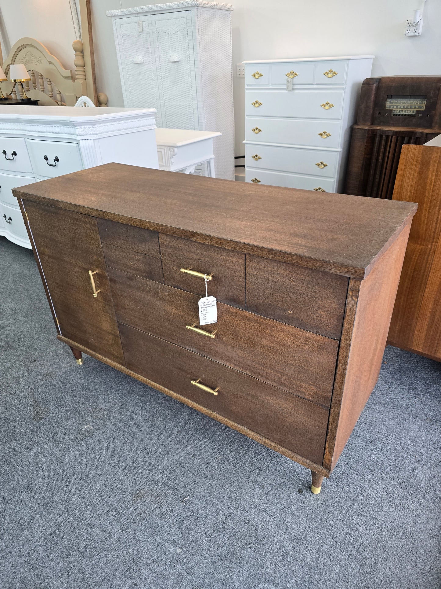 MCM wood sideboard