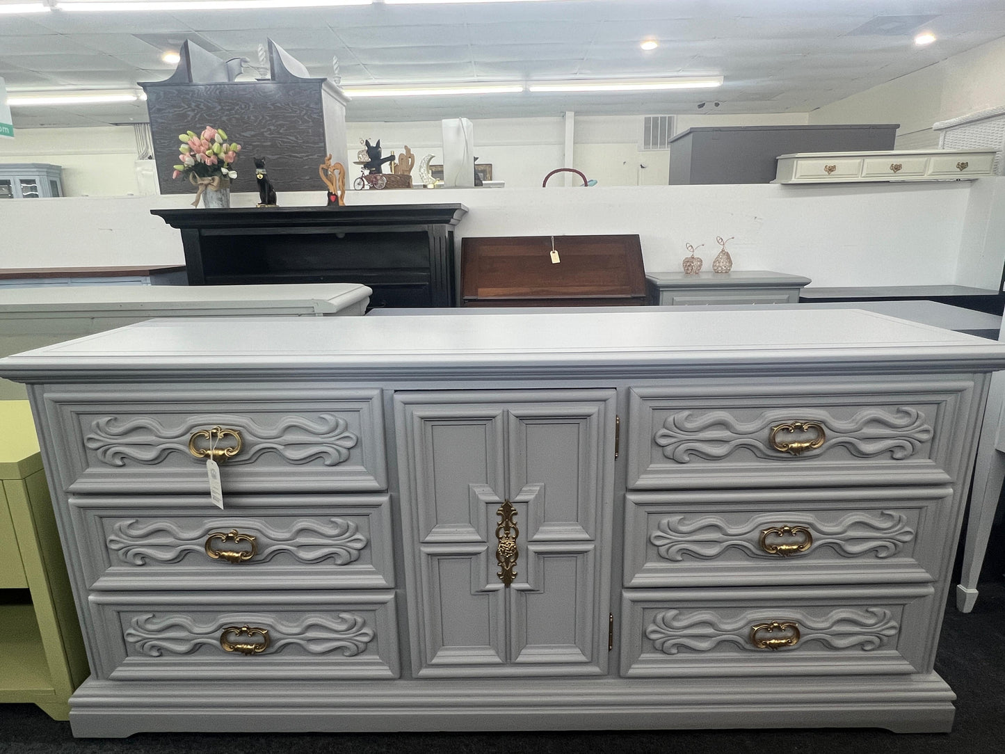 Link Taylor gray vintage dresser