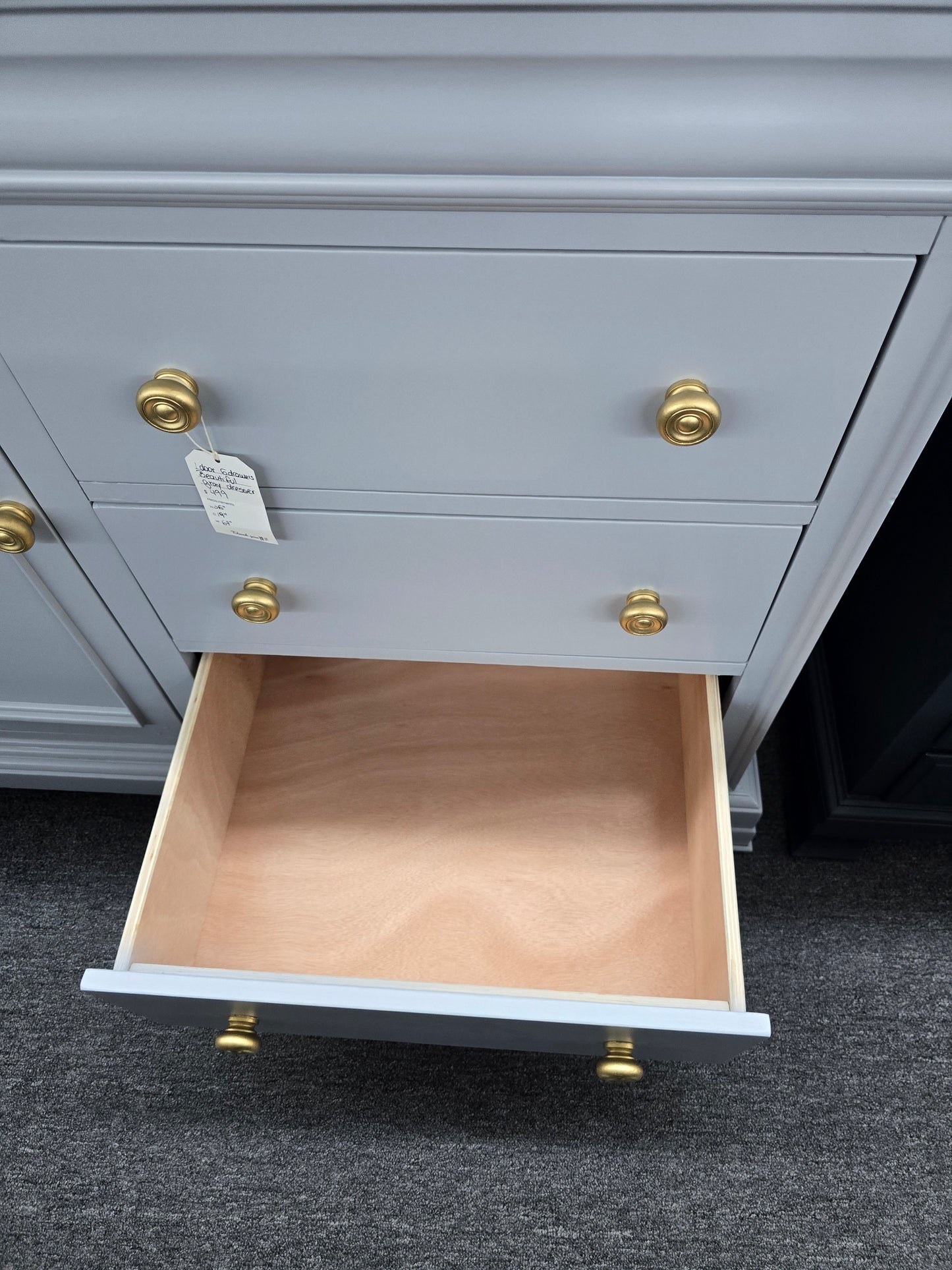 New classic gray dresser