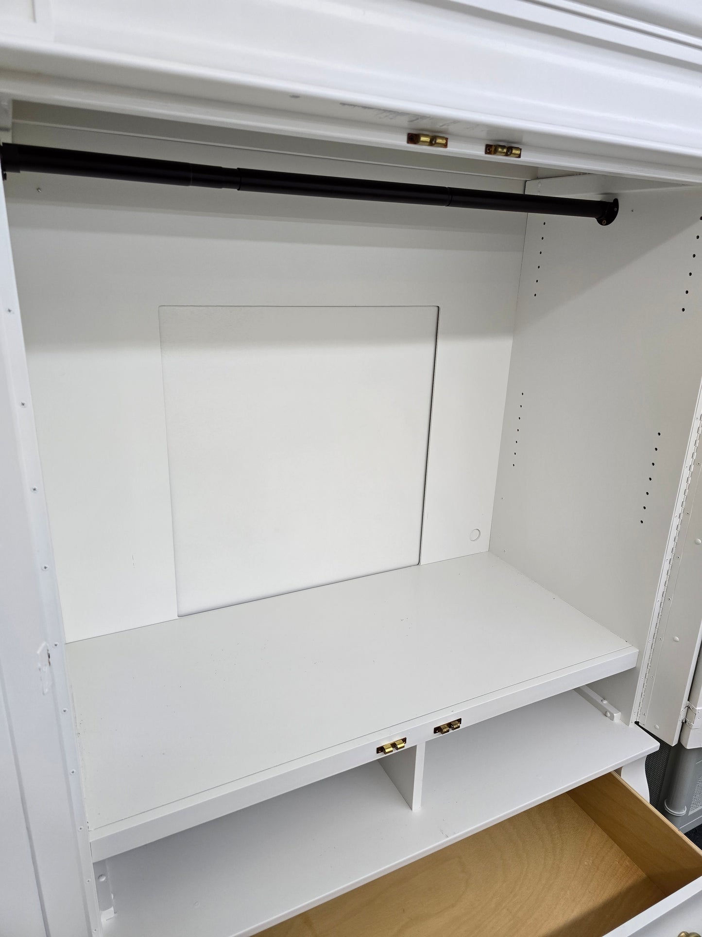 Thomasville off white armoire