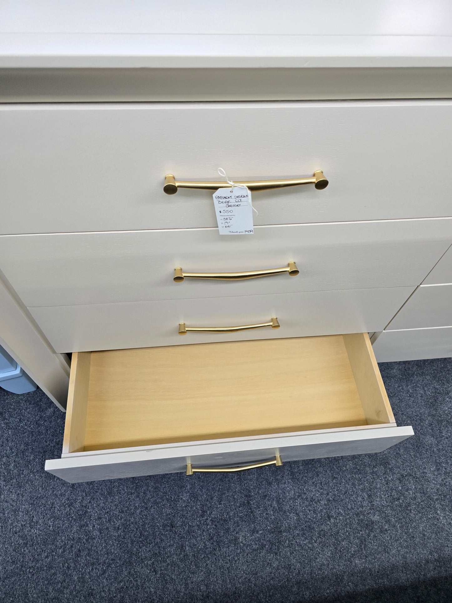 Fairmont Designs beige dresser