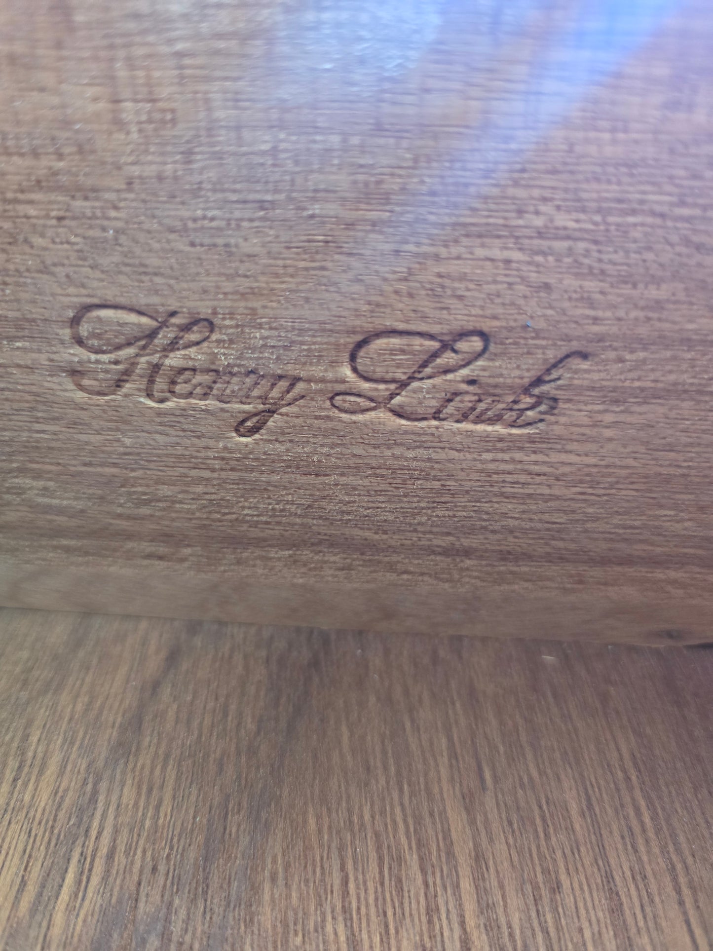 Bali Hai pink bamboo dresser