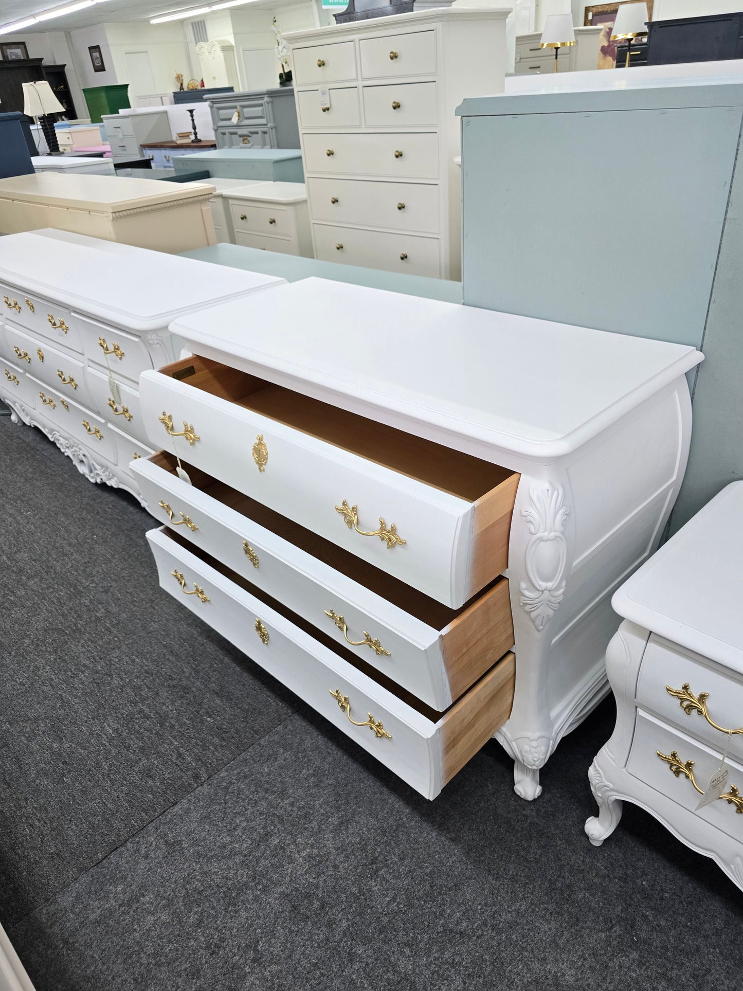 Century Louis XV french medium dresser