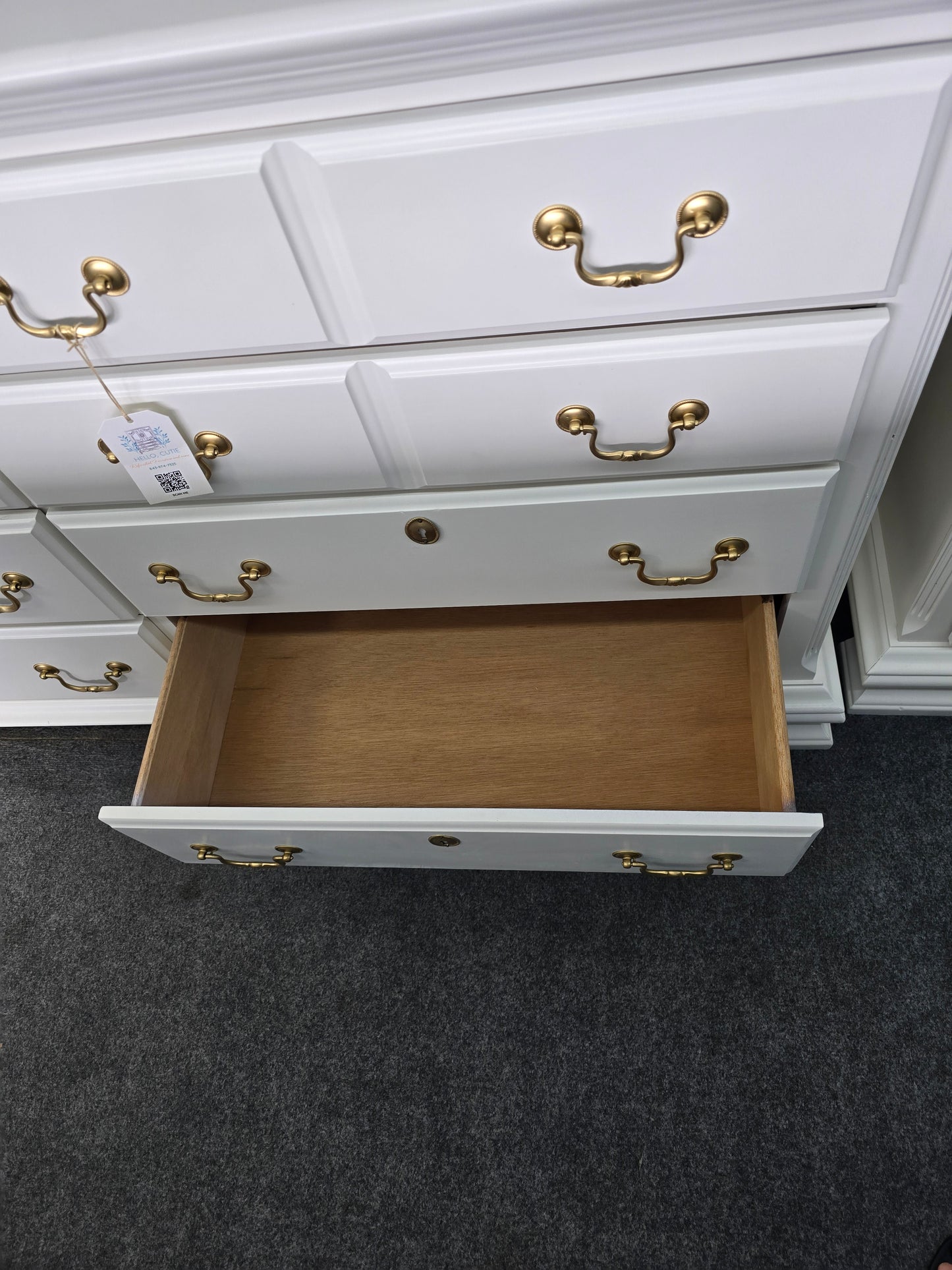 Kincaid solid wood off white dresser