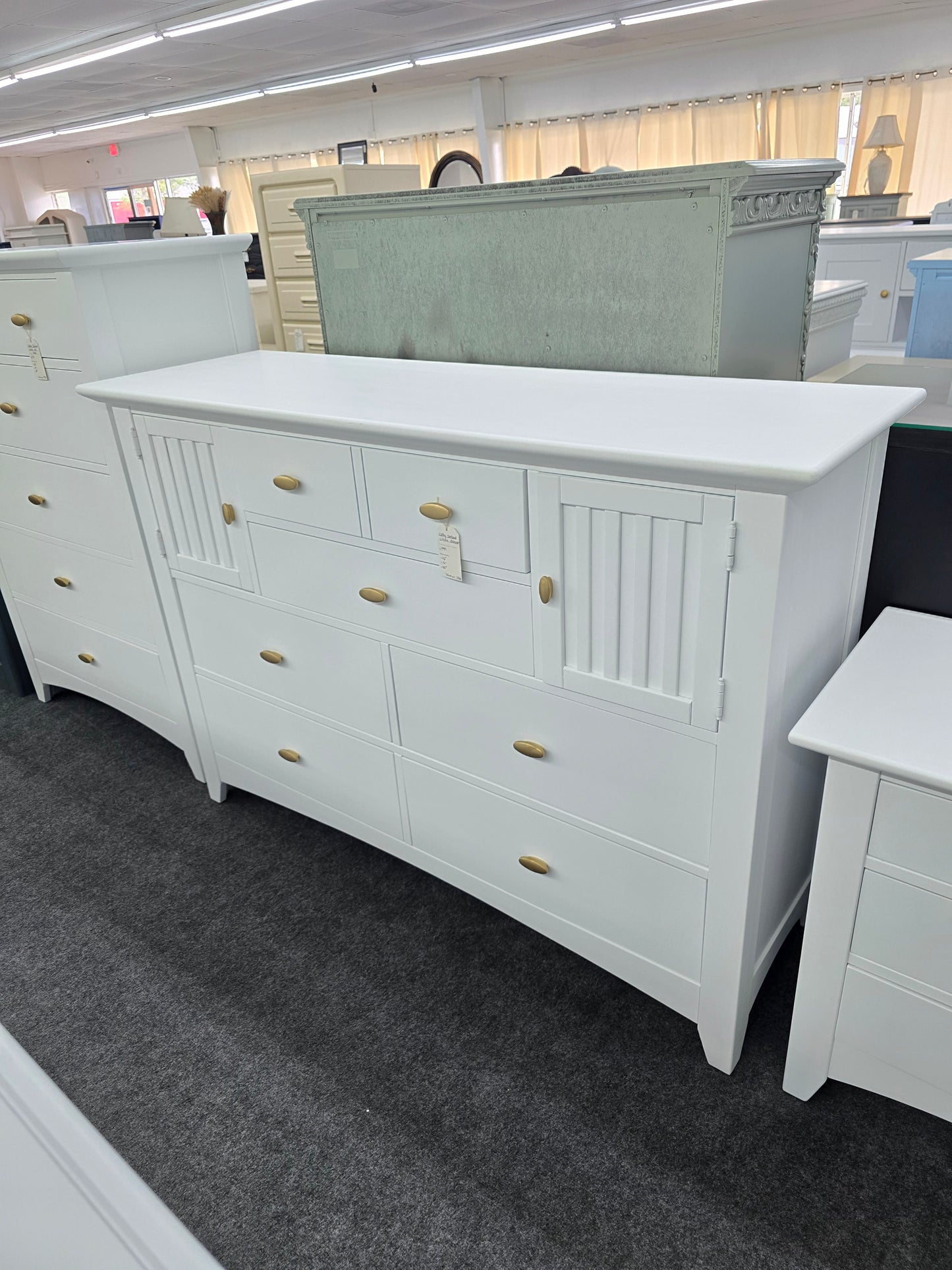 Kathy Ireland white dresser