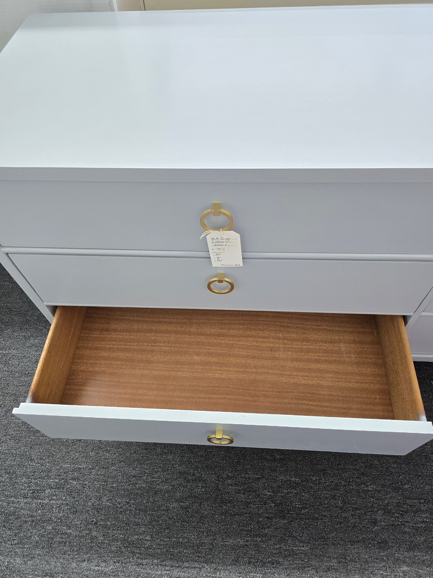 MCM gray dresser
