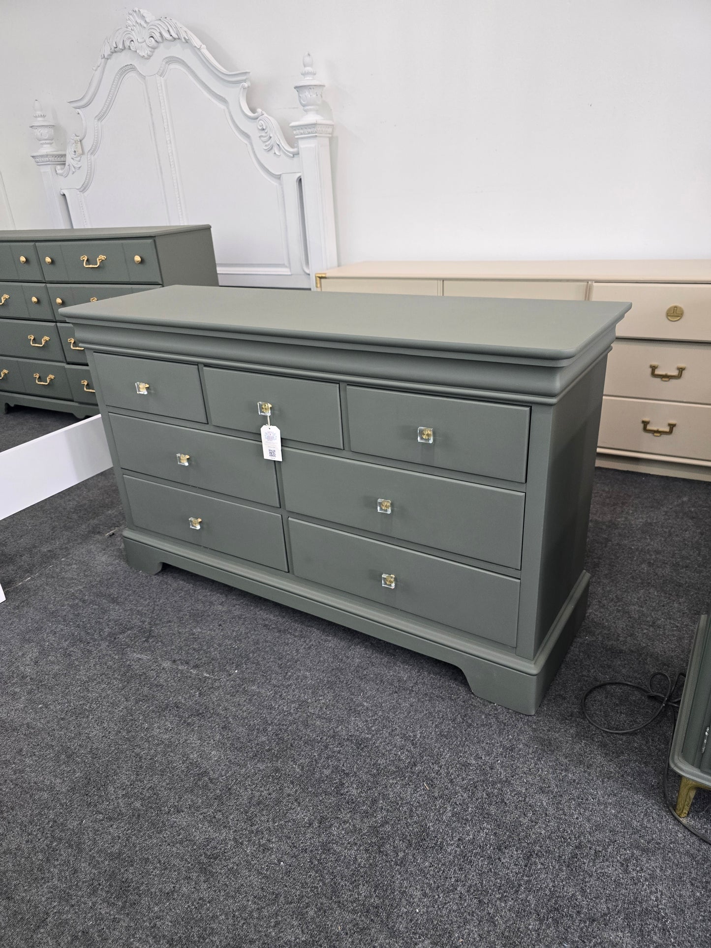 Stanley pewter green dresser
