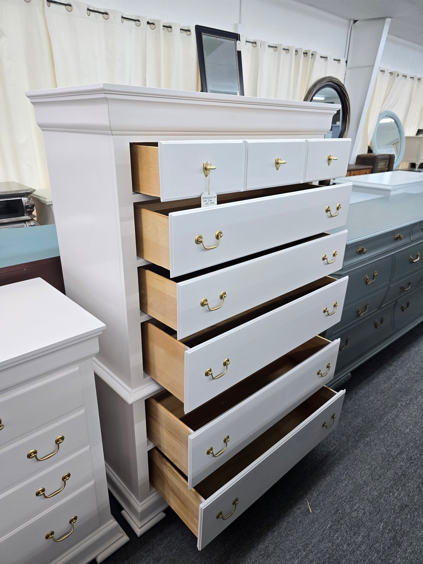 Pennsylvania House pale pink tall chest