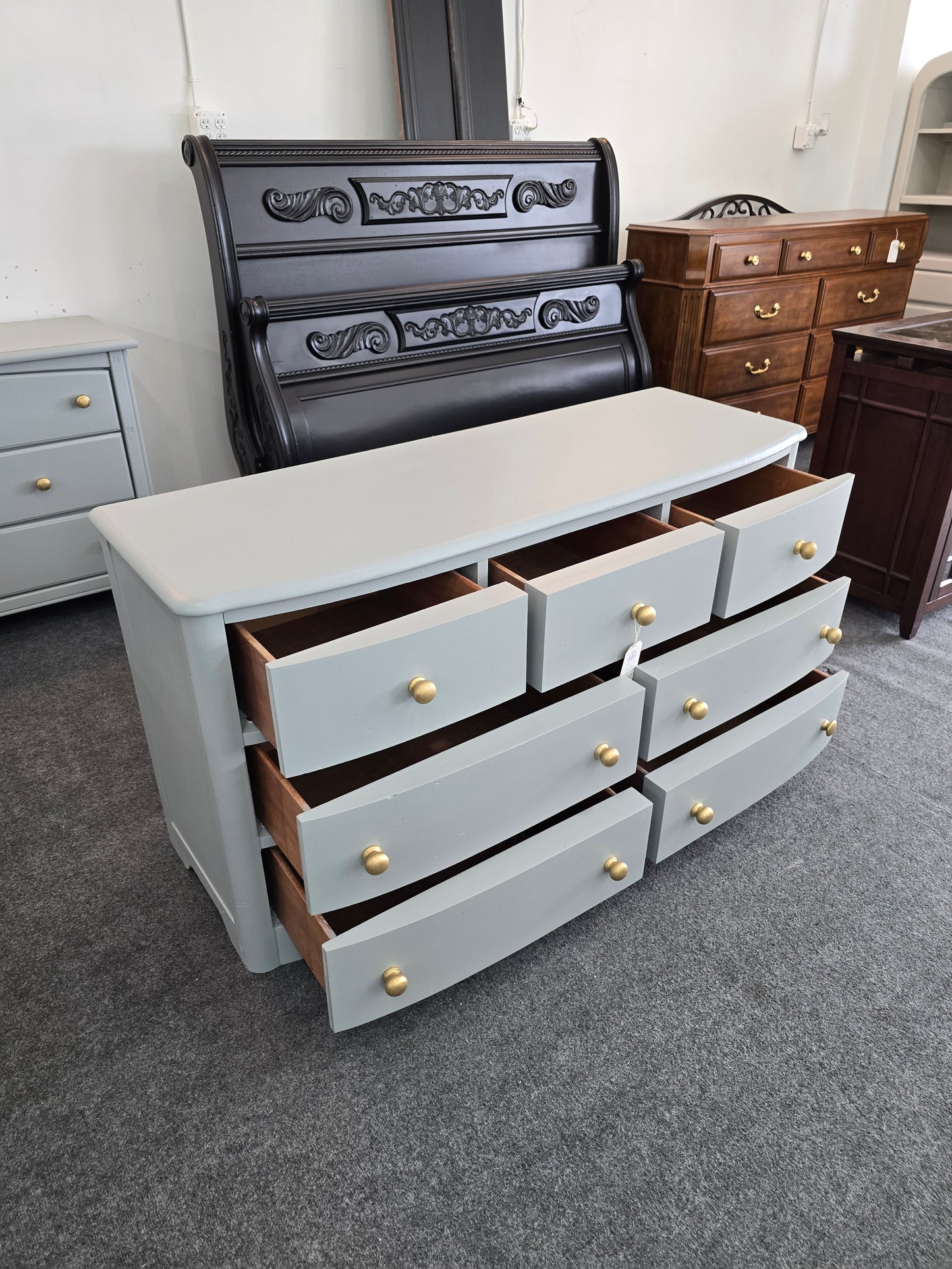 Stanley gray dresser