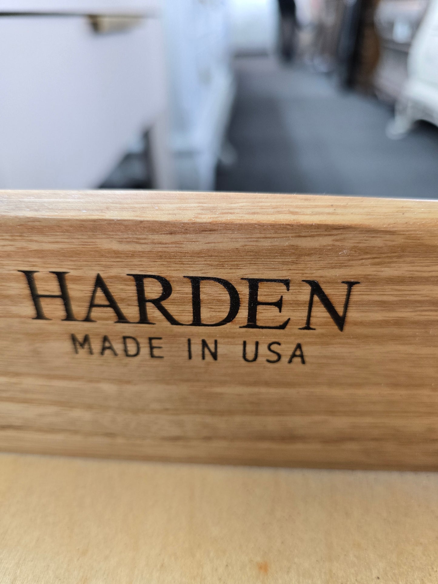 Harden creamy pair of end tables