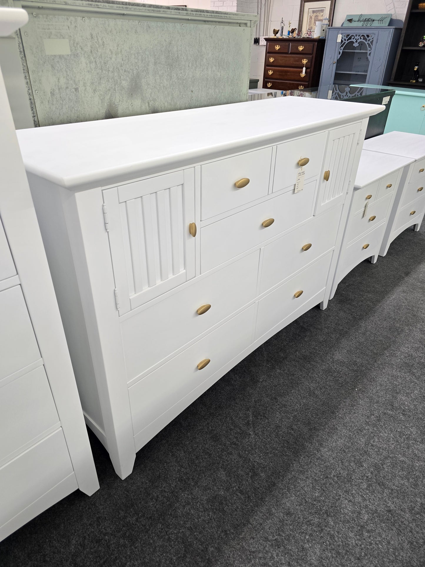 Kathy Ireland white dresser