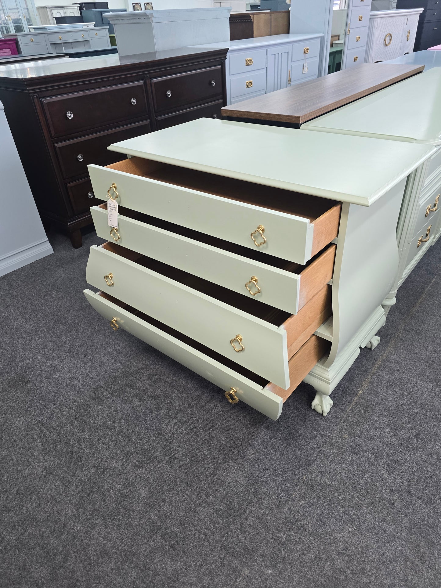 Baker furniture green cute dresser