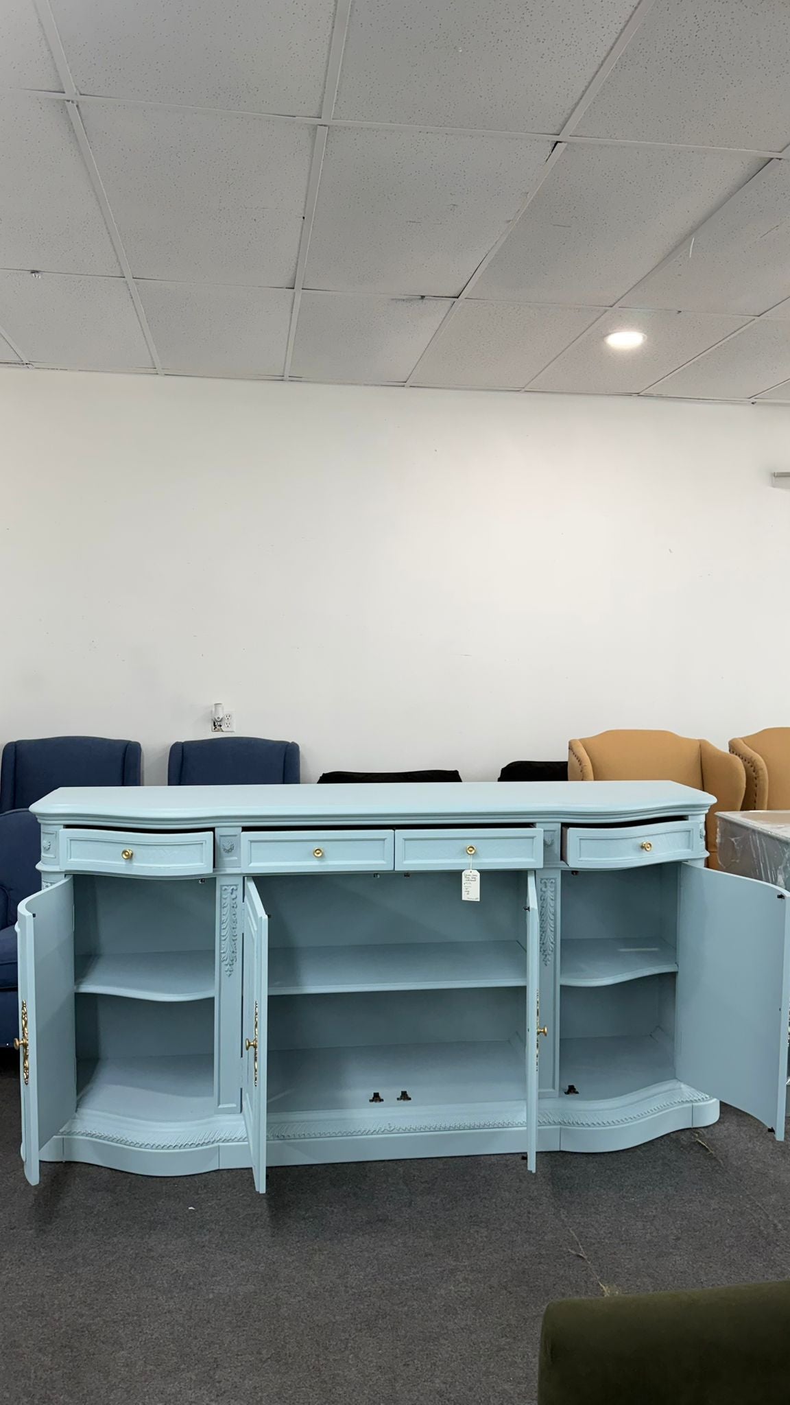 Seven seas baby blue sideboard