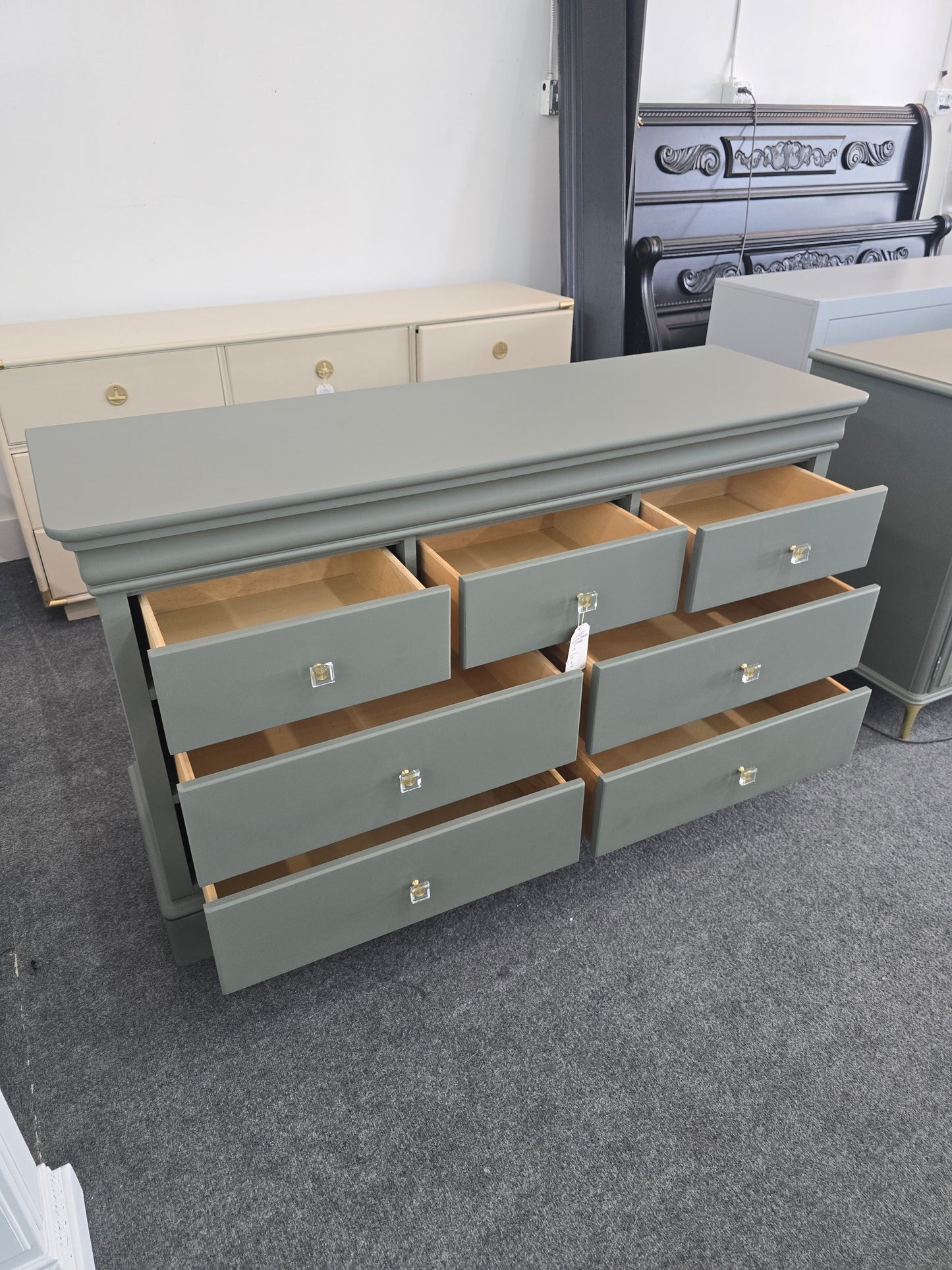 Stanley pewter green dresser