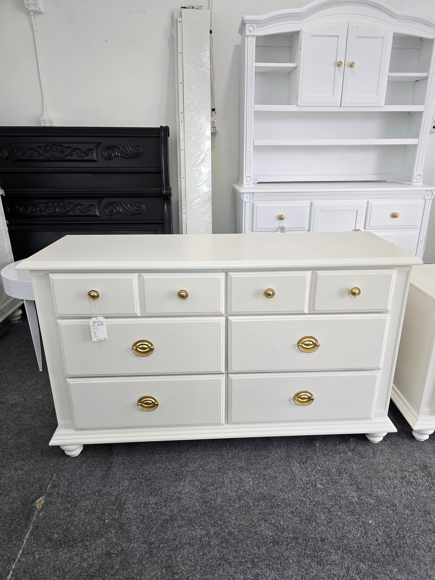 Broyhill off white dresser