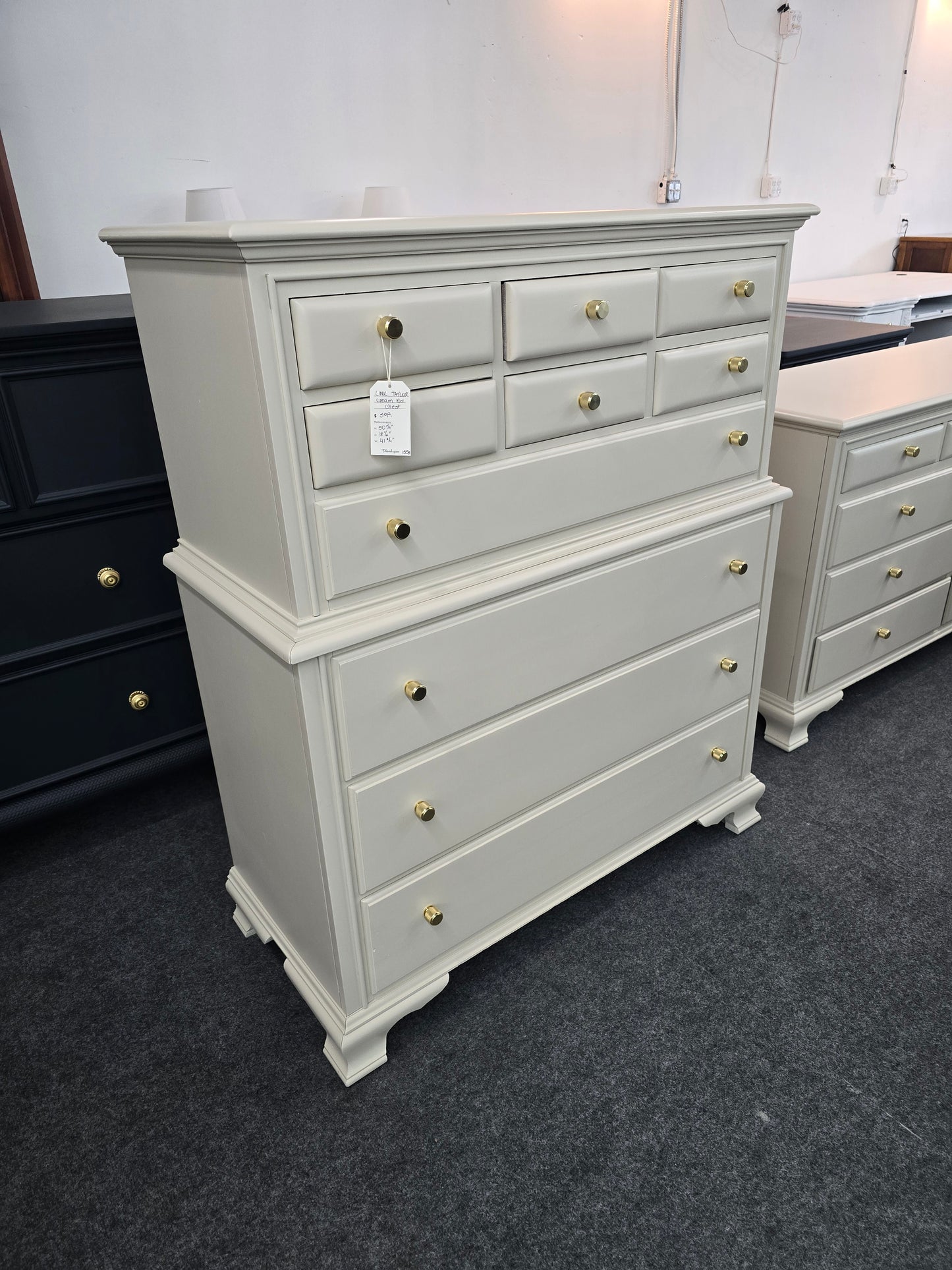 Solid wood Link Taylor cream chest