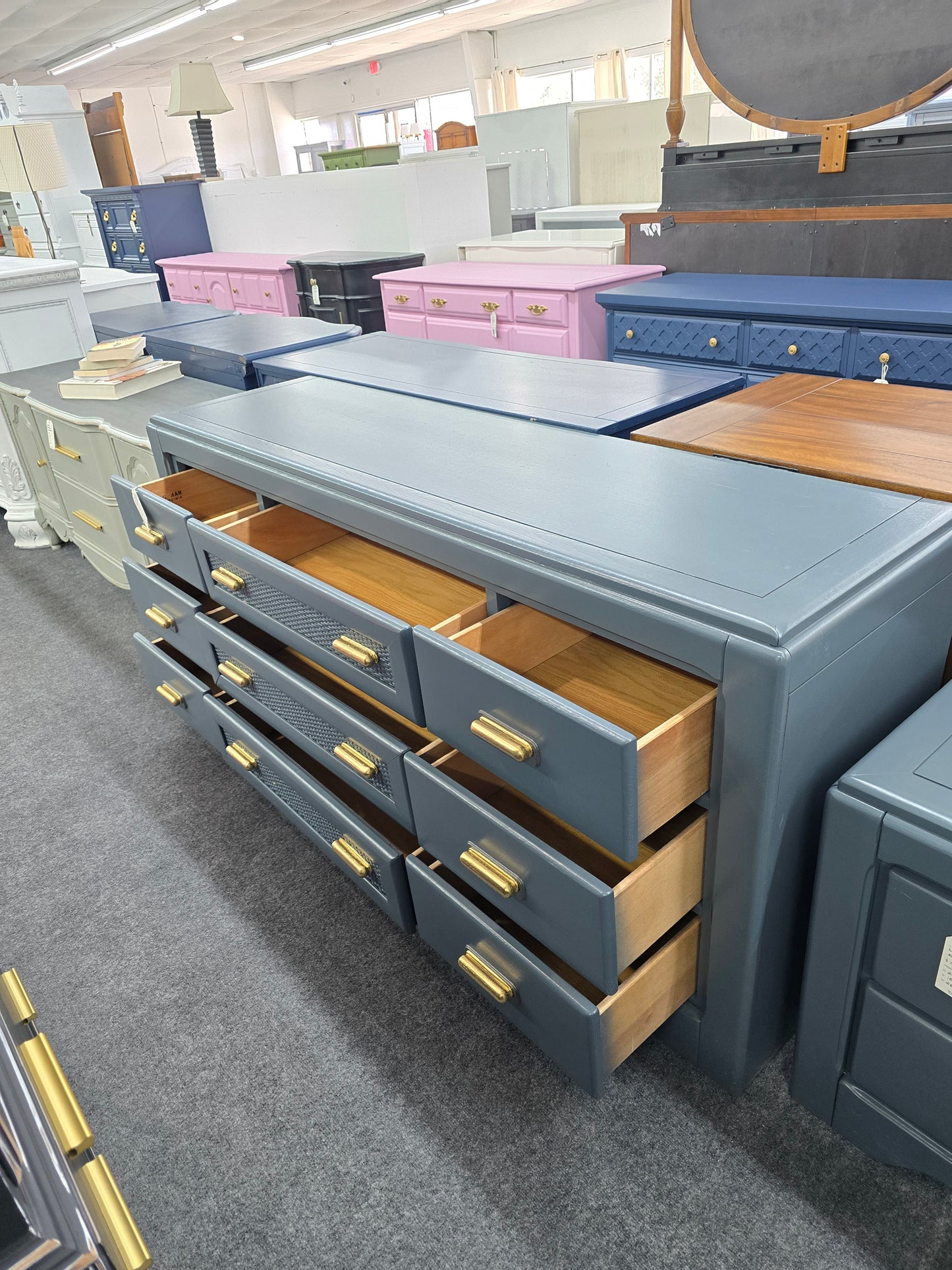 Vaughan gray dresser