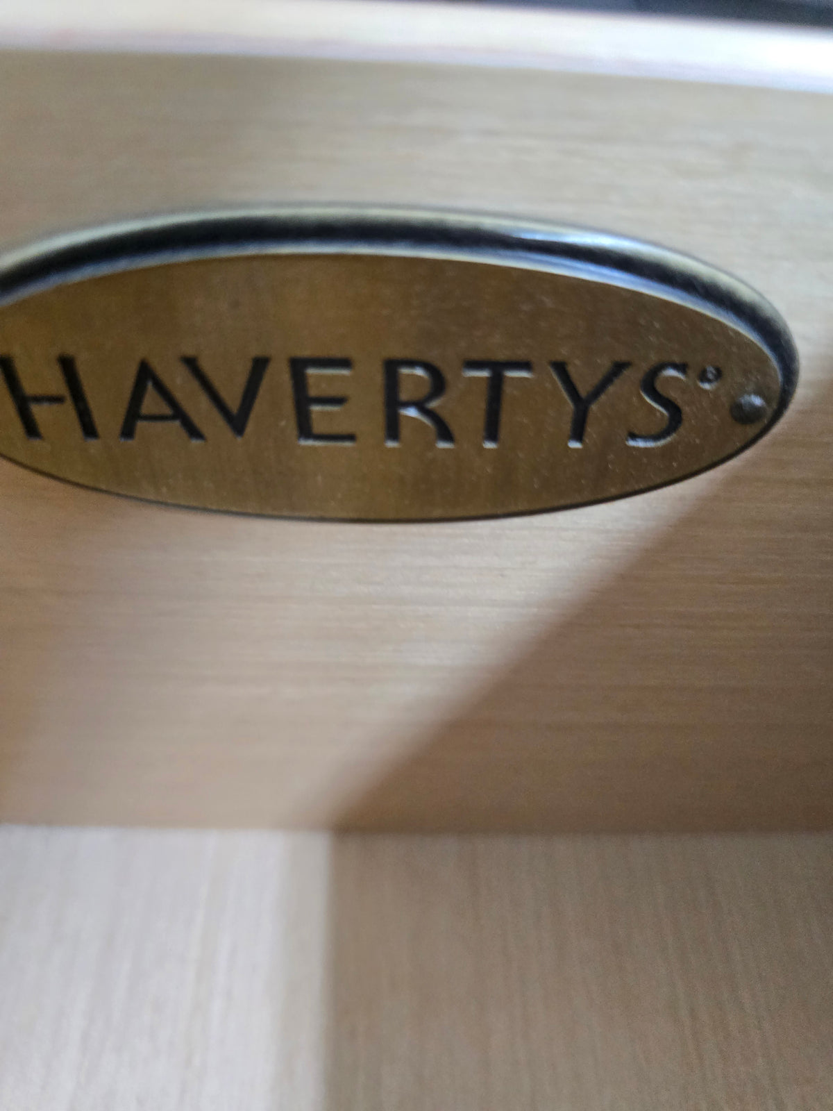 Havertys light gray dresser