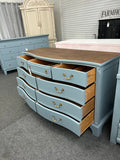 Dixie baby blue dresser