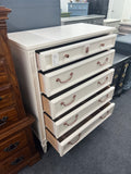 Off white regency chest