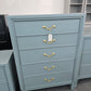 Simons green gray lacquered chest