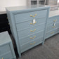 Simons green gray lacquered chest