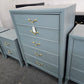 Simons green gray lacquered chest