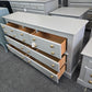 7 drawers gray long dresser