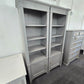 Dark gray pair of bookshelves