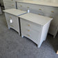 Classic dark gray pair of nightstands
