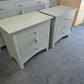 Classic dark gray pair of nightstands