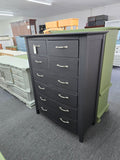 Black Solid wood chest