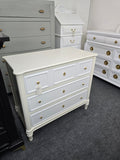 3 drawers lacquered 2 tone dresser