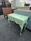 Green side table