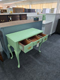 Green side table