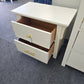 All solid wood creamy nightstand